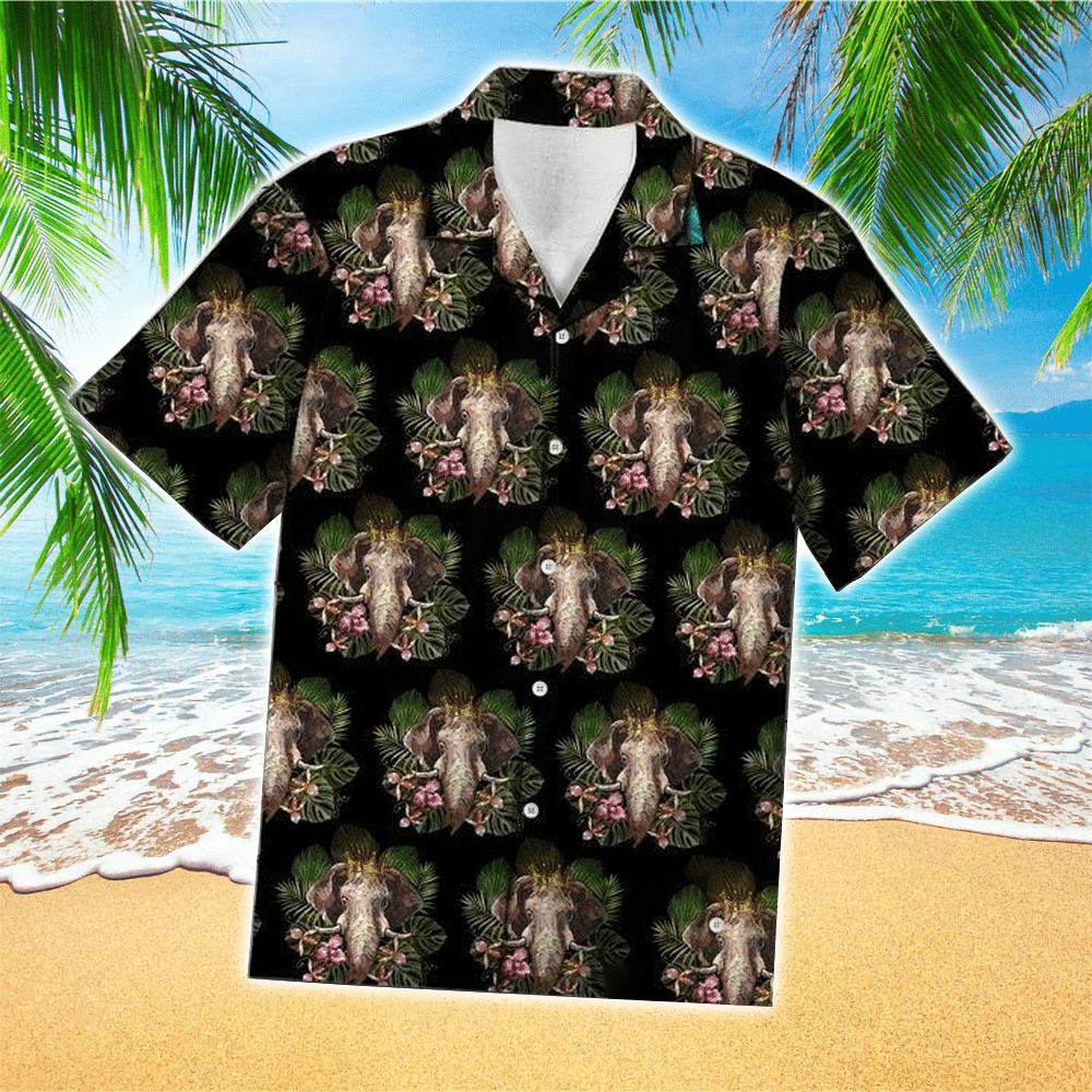 Elephant Aloha Hawaii Shirt Perfect Hawaiian Shirt For Elephant Lover Shirt for Men and Women