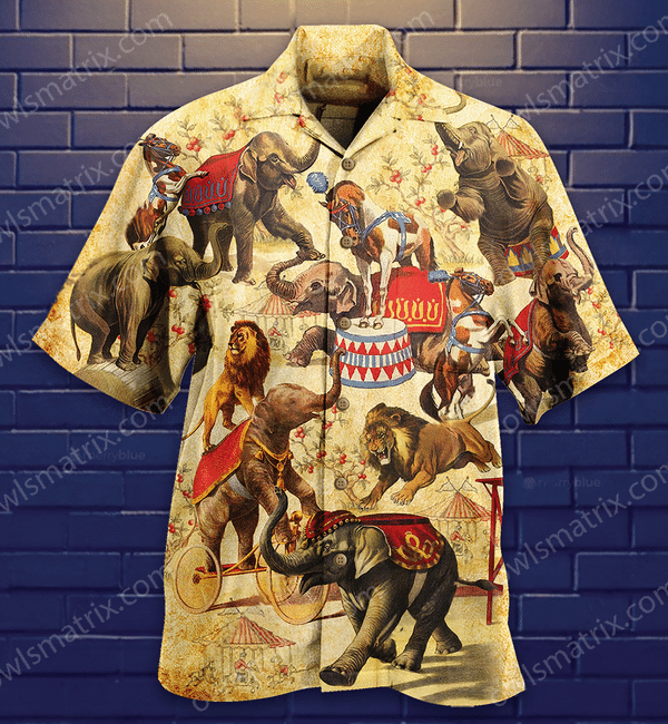 Elephant Amazing Circus Show Limited - Hawaiian Shirt Hawaiian Shirt For Men