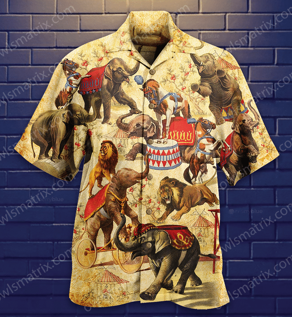 Elephant Amazing Circus Show Limited - Hawaiian Shirt Hawaiian Shirt For Men, Hawaiian Shirt For Women, Aloha Shirt