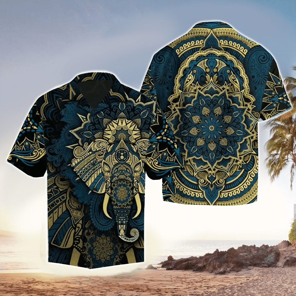 Elephant Hawaiian Shirt Mens Hawaiian Shirt For Elephant Lover Shirt for Men and Women