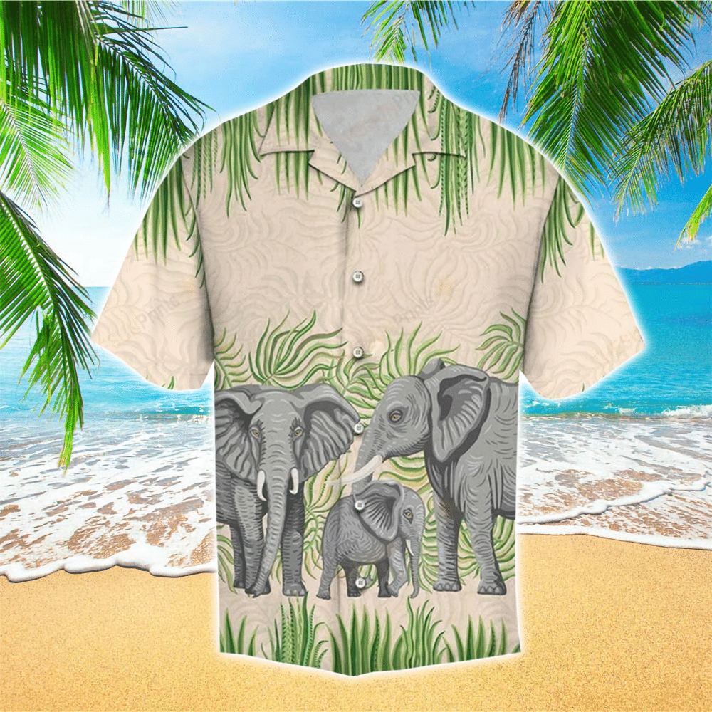 Elephant Hawaiian Shirt Perfect Gift Ideas For Elephant Lover Shirt for Men and Women