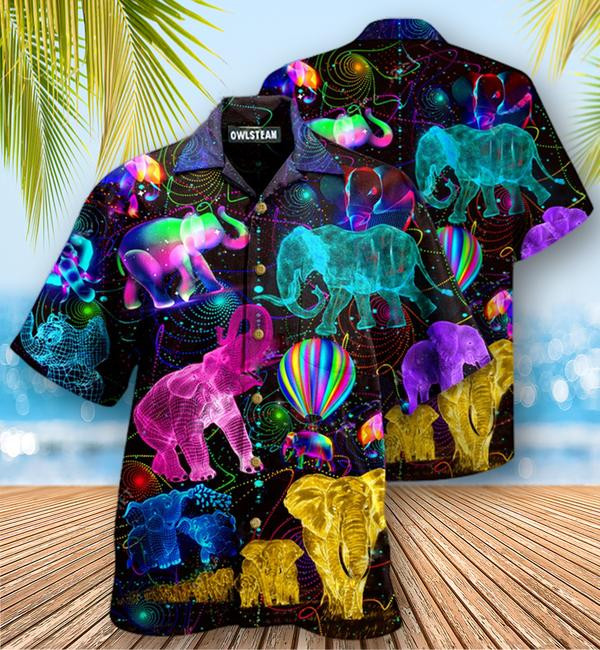 Elephant Why Fit In When You Were Born To Stand Out Edition - Hawaiian Shirt - Hawaiian Shirt For Men, Hawaiian Shirt For Women, Aloha Shirt