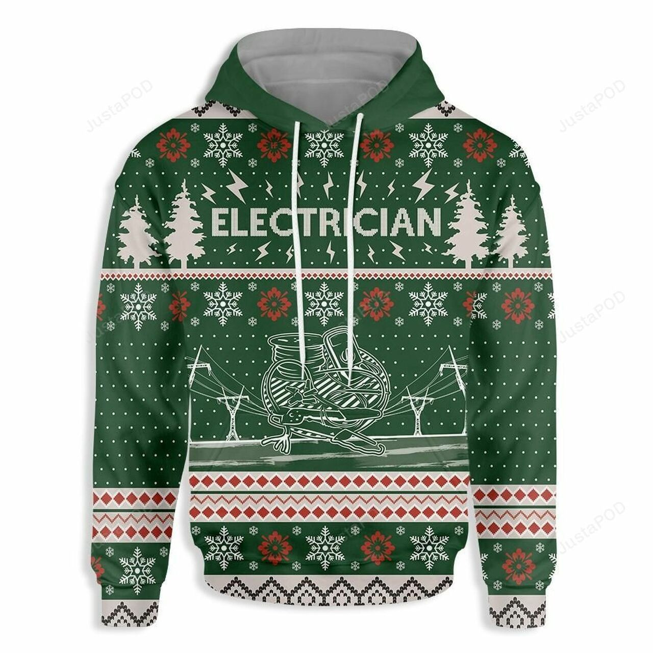 Eletrican 3d All Over Print Hoodie