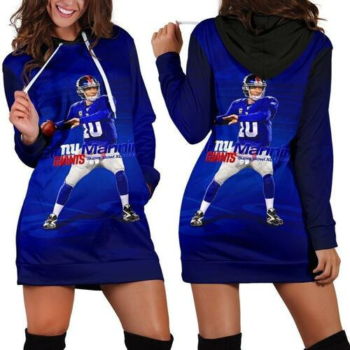 Eli Manning Hoodie Dress Sweater Dress Sweatshirt Dress 3d All Over Print For Women Hoodie