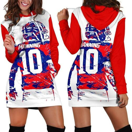 Eli Manning Hoodie Dress Sweater Dress Sweatshirt Dress 3d All Over Print For Women Hoodie