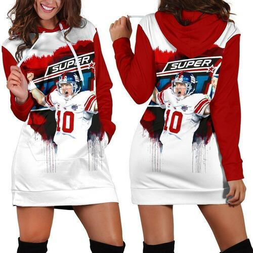 Eli Manning Hoodie Dress Sweater Dress Sweatshirt Dress 3d All Over Print For Women Hoodie