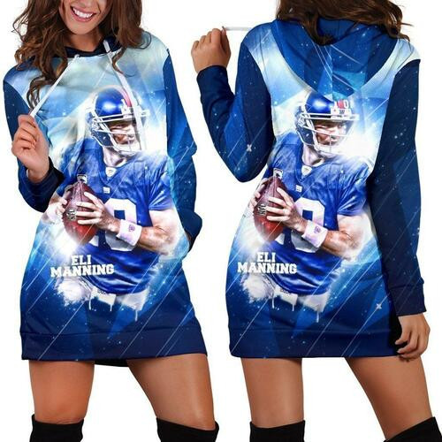 Eli Manning Hoodie Dress Sweater Dress Sweatshirt Dress 3d All Over Print For Women Hoodie