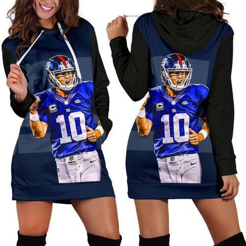 Eli Manning Hoodie Dress Sweater Dress Sweatshirt Dress 3d All Over Print For Women Hoodie