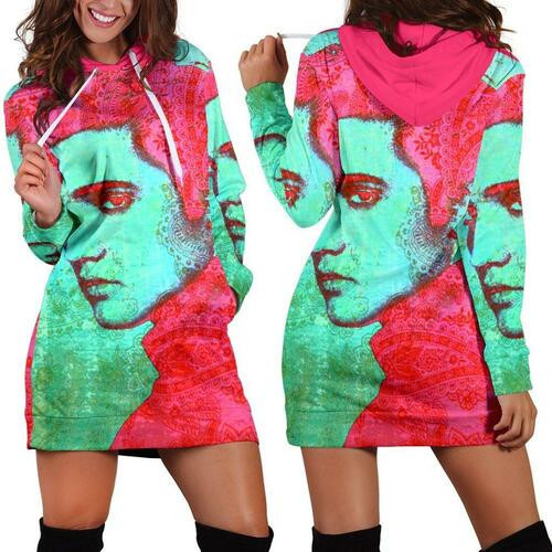 Elvis Presley Hoodie Dress Sweater Dress Sweatshirt Dress 3d All Over Print For Women Hoodie