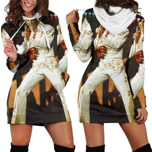 Elvis Presley Hoodie Dress Sweater Dress Sweatshirt Dress 3d All Over Print For Women Hoodie