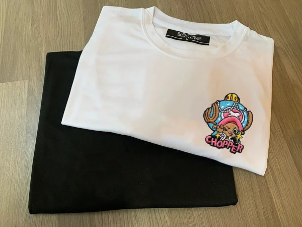 Embroidered Anime Logo Shirt