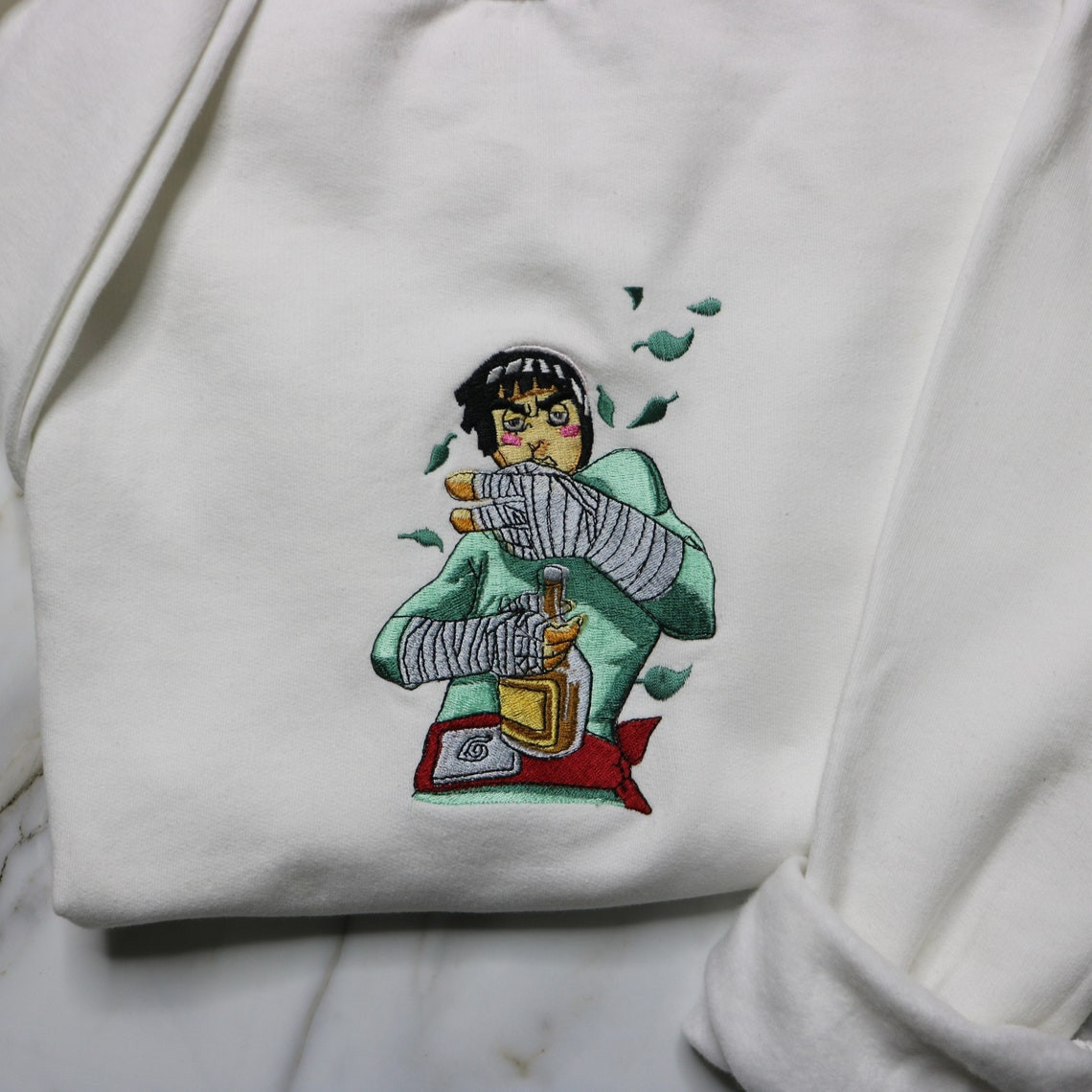 Embroidered Anime Sweatshirt Anime Sweater Anime Clothing Embroidered Shirt Anime Embroidery Embroidery Clothing