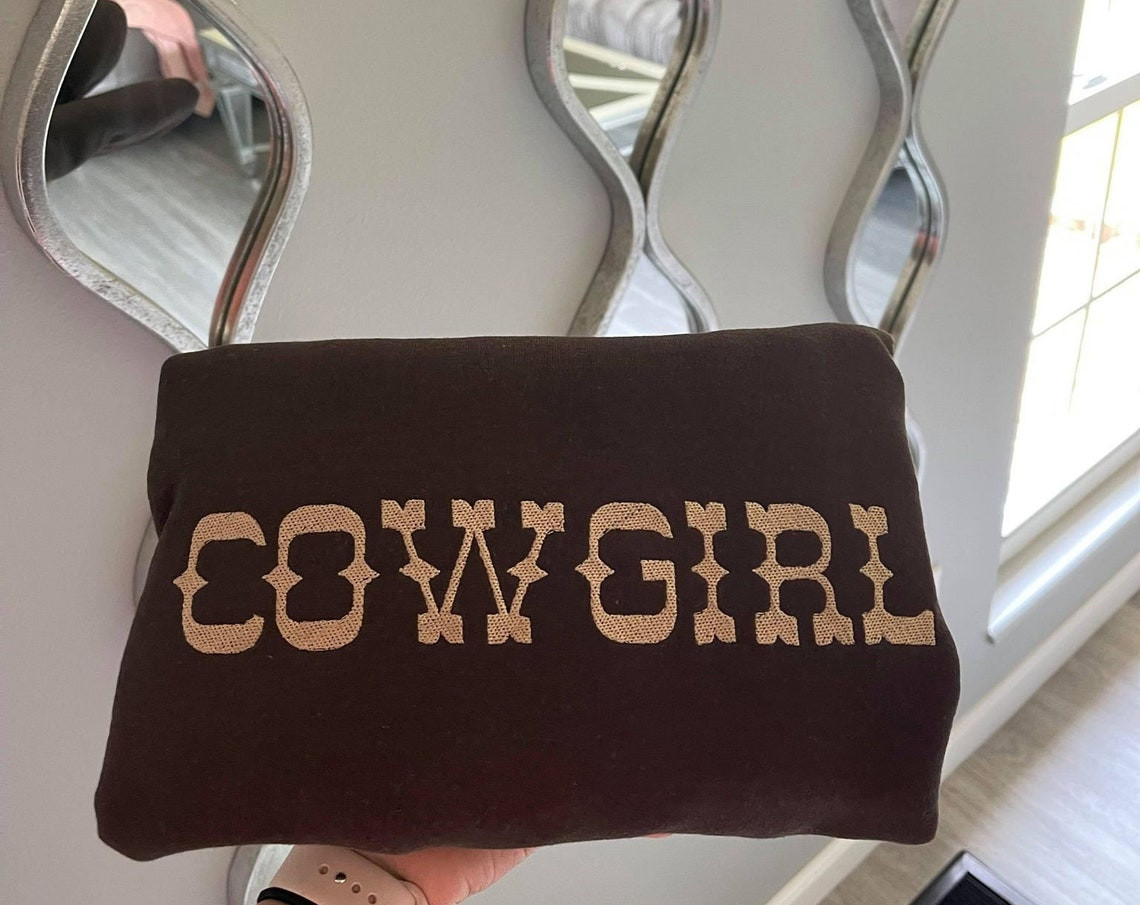 Embroidered Cowgirl Sweatshirt