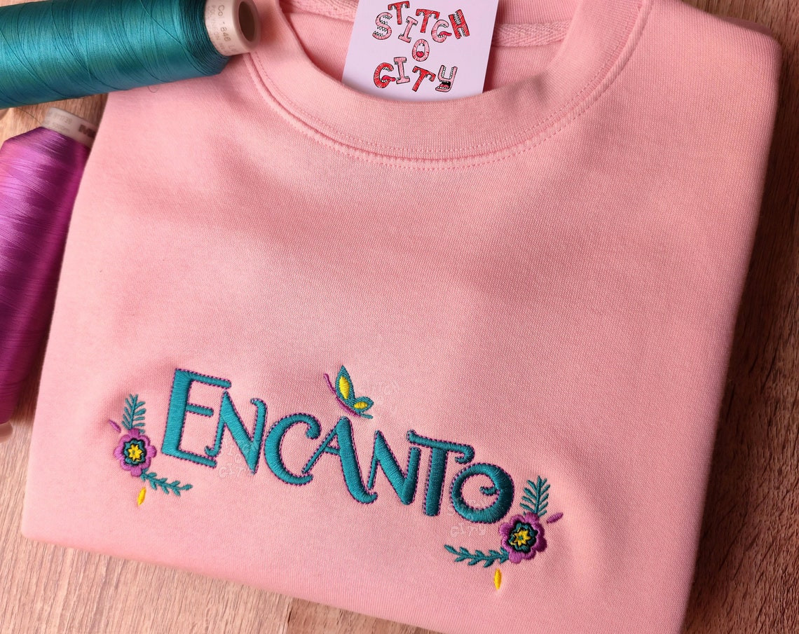 Embroidered Inspired Movie Embroidered Sweatshirt Embroidered Hoodie