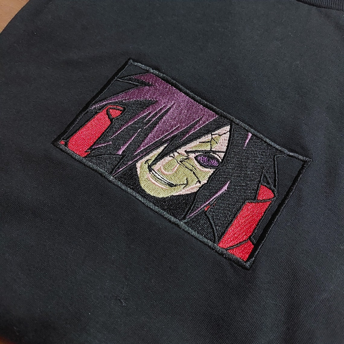 Embroidered Sweatshirt Embroidered Anime Anime Sweater Embroidered Shirt Anime Embroidery Embroidery Clothing Anime Shirt