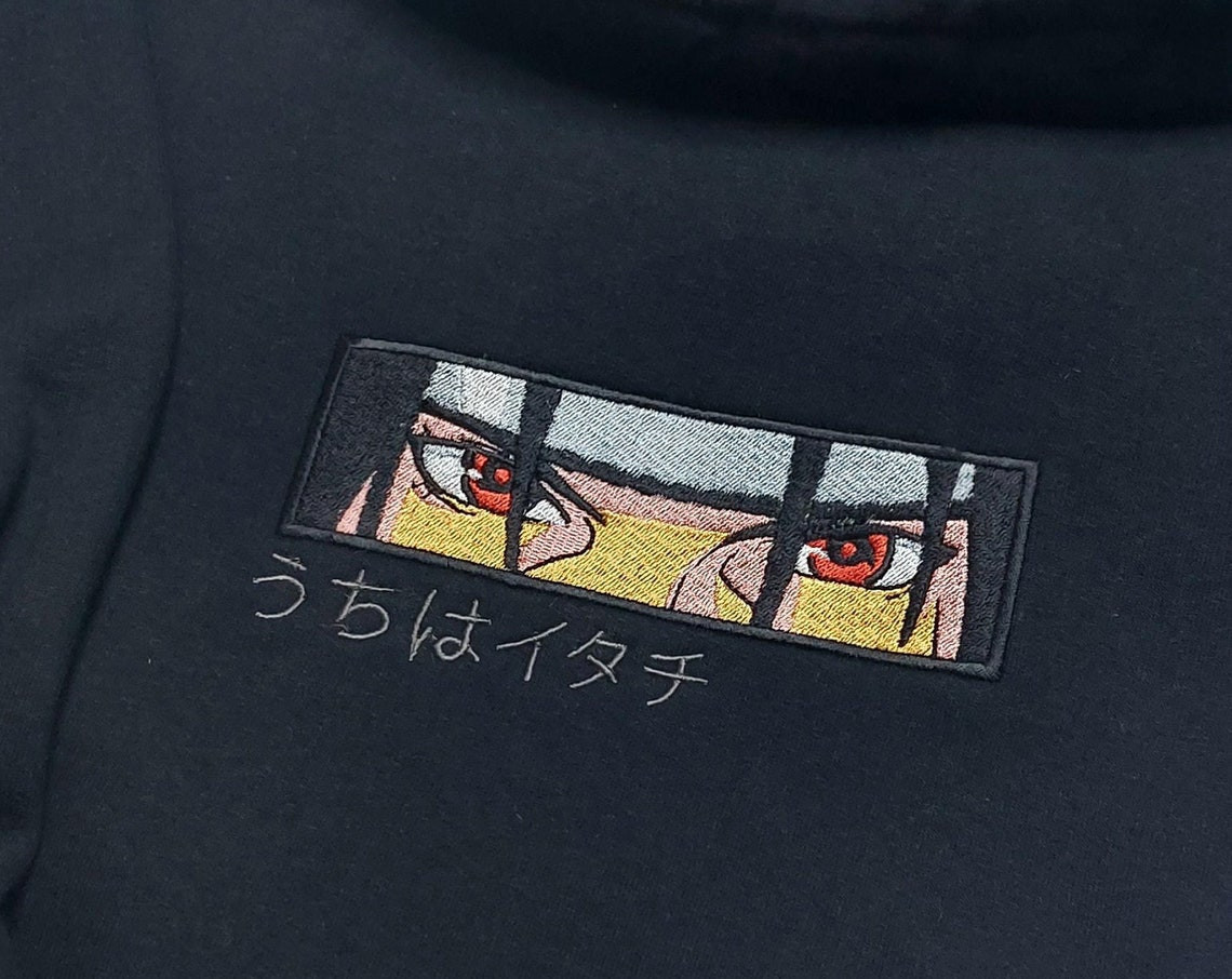 Embroidered Sweatshirt Embroidered Anime Anime Sweater Embroidered Shirt Anime Embroidery Embroidery Clothing Anime Shirt