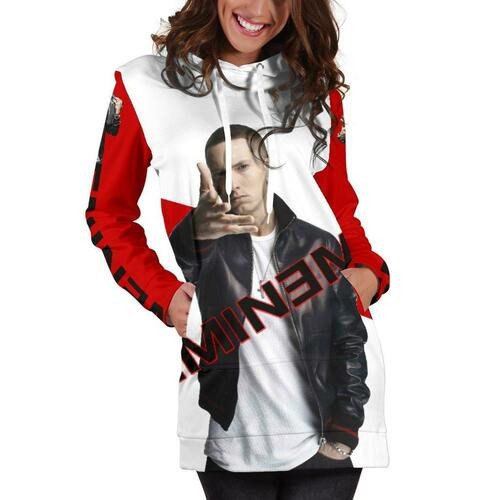 Eminem Hoodie Dress Sweater Dress Sweatshirt Dress 3d All Over Print For Women Hoodie