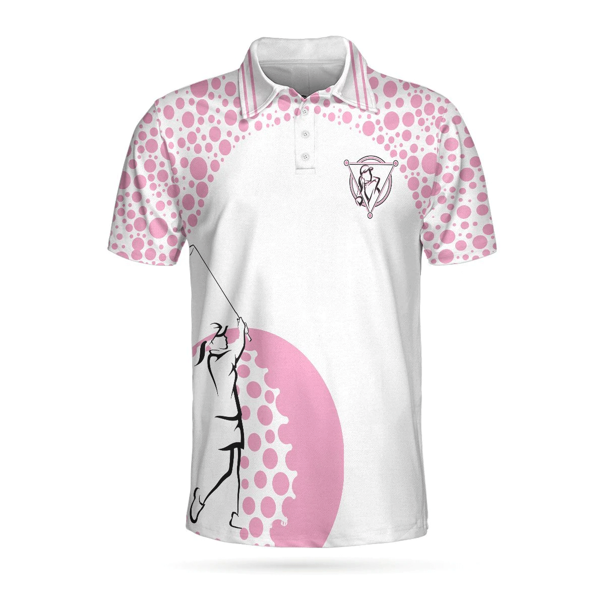 Empowered Women Empower Women Golf Pink Short Sleeve Polo Shirt Polo Shirts For Men And Women