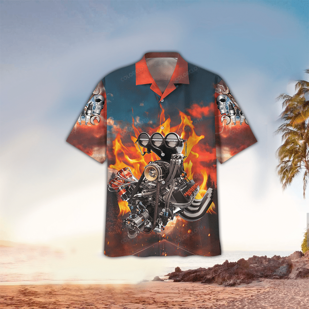 Engine Shirt Engine Hawaiian Shirt For Engine Shirt for Men and Women