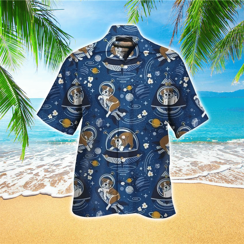 English Bulldog Hawaiian Shirt for Men and Women