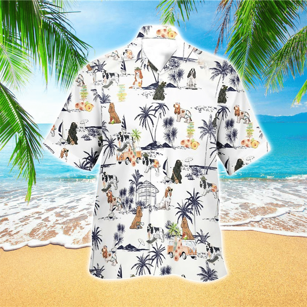 English Springer Spaniel Hawaiian Shirt for Men and Women