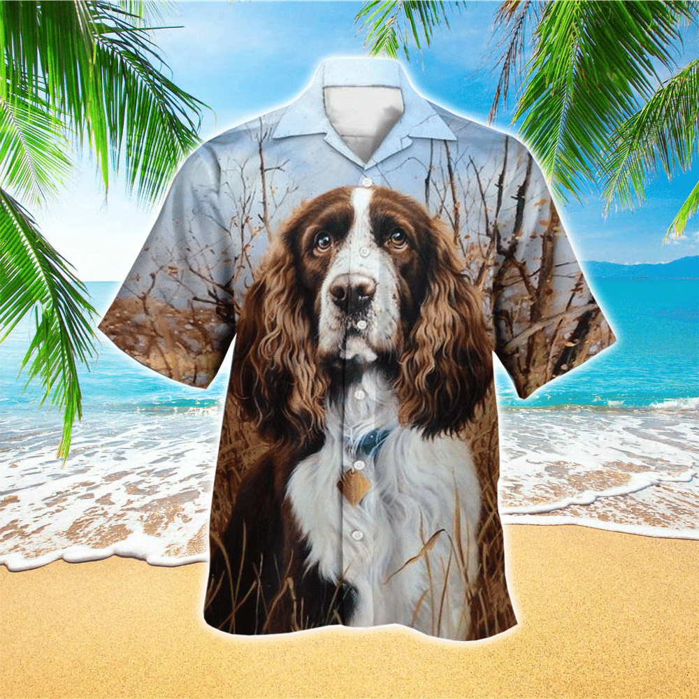 English Springer Spaniel Hawaiian Shirt for Men and Women