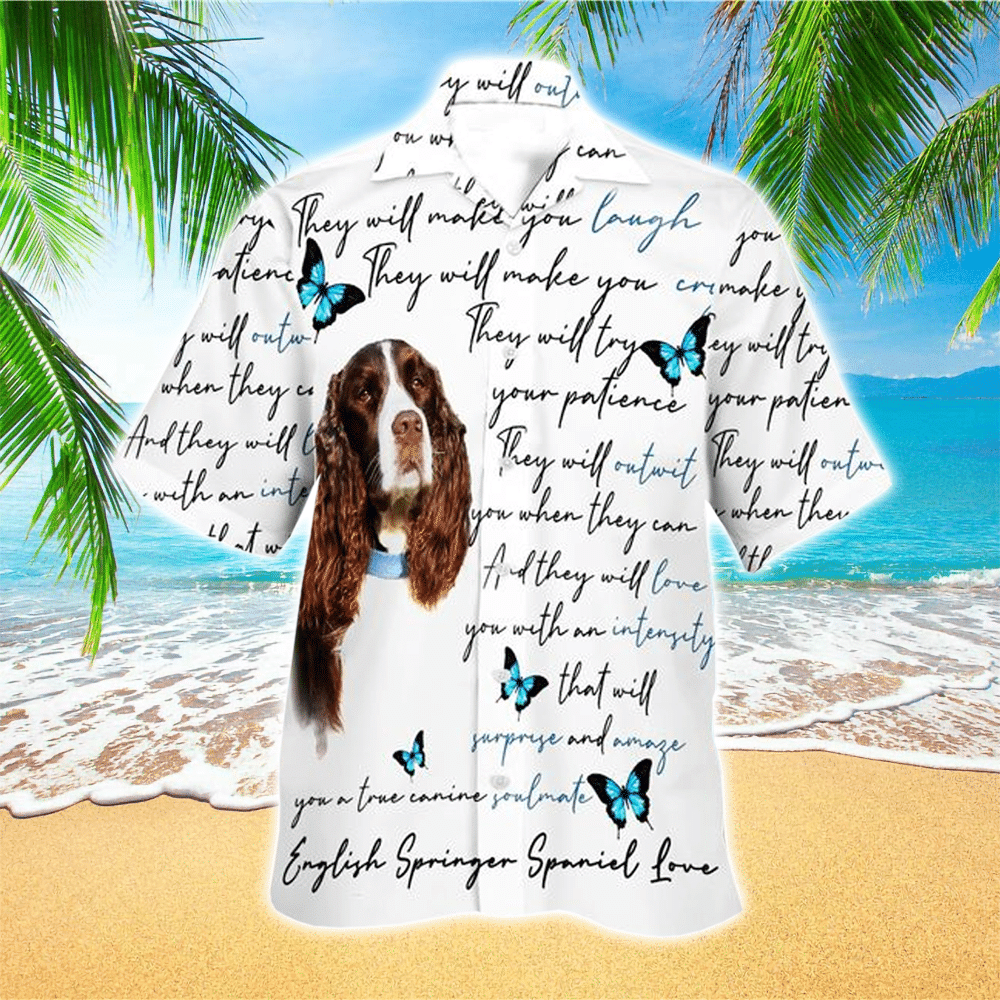 English Springer Spaniel Hawaiian Shirt for Men and Women