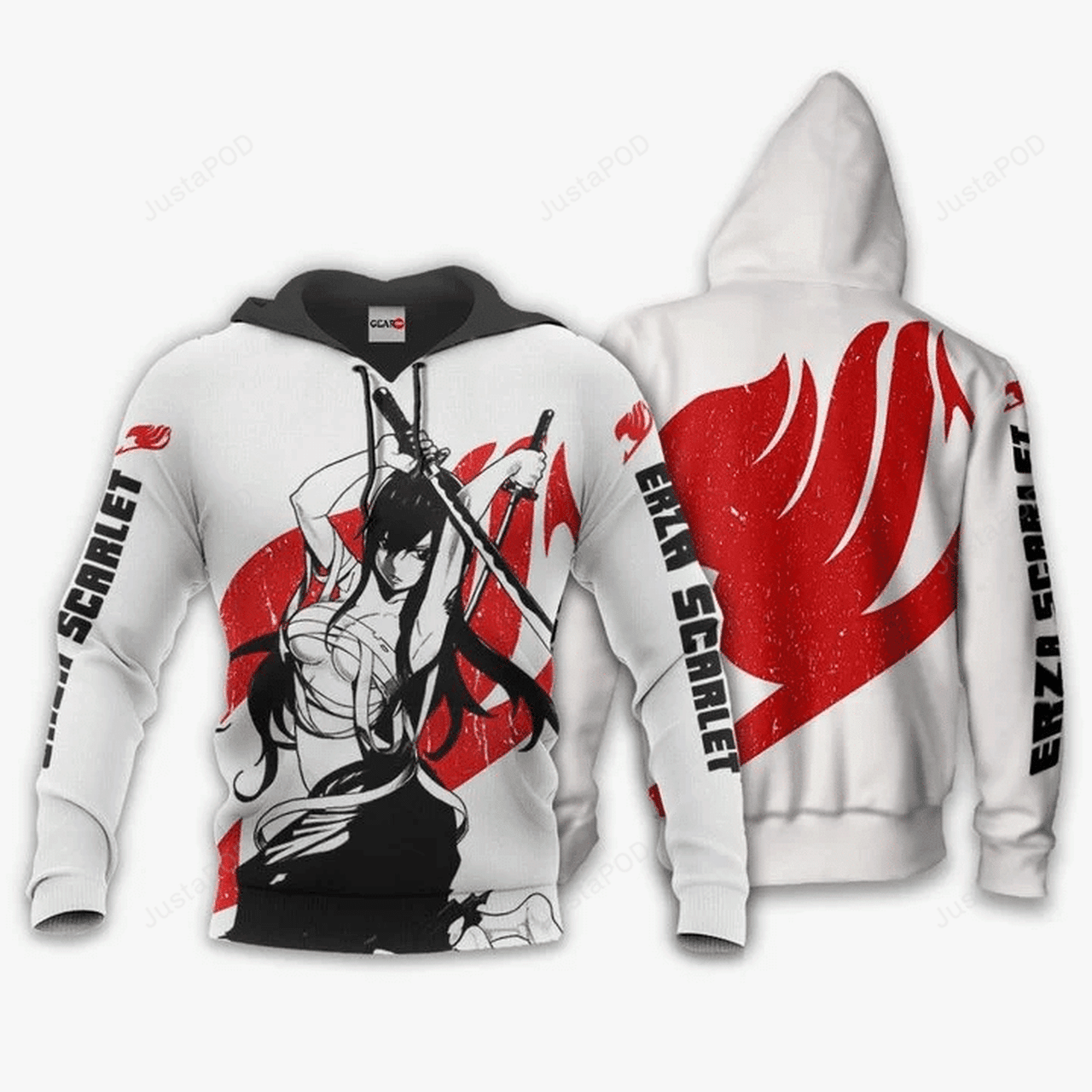 Erza Scarlet Anime 3d All Over Print Hoodie