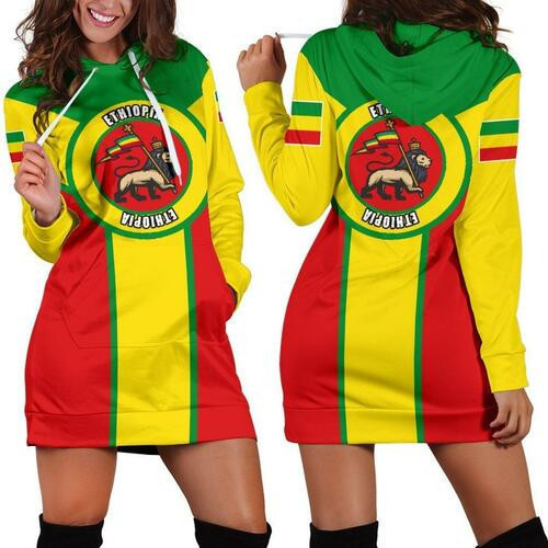 Ethiopia Hoodie Dress Sweater Dress Sweatshirt Dress 3d All Over Print For Women Hoodie