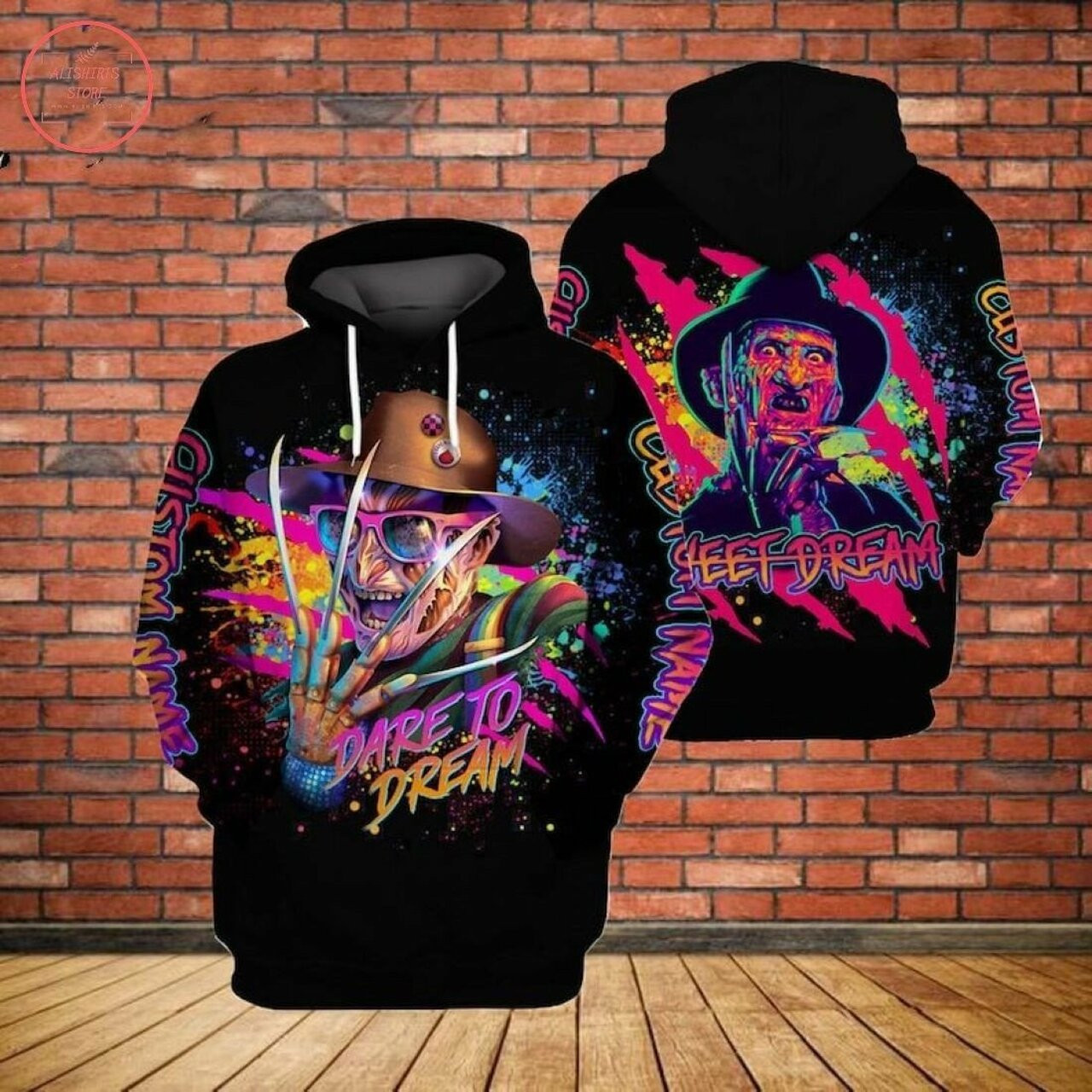 Event Freddy Krueger Dare To Dream Halloween 3d All Over Print Hoodie