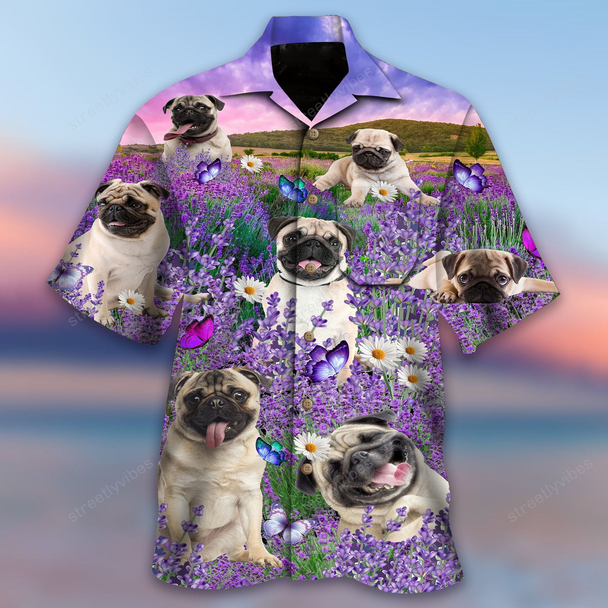 Everyday Is A Pug Day Hawaiian Shirt Hawaiian Shirt For Men