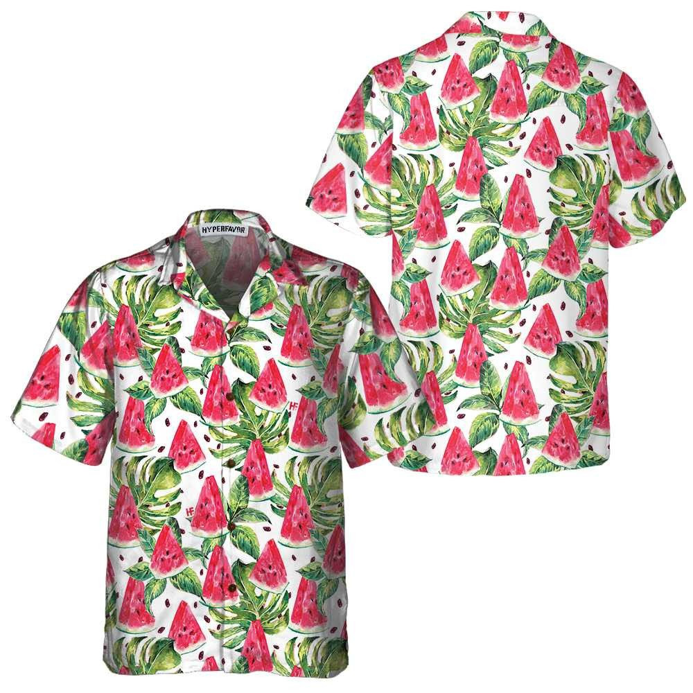 Exotic Summer Watermelon Hawaiian Shirt For Men and Women