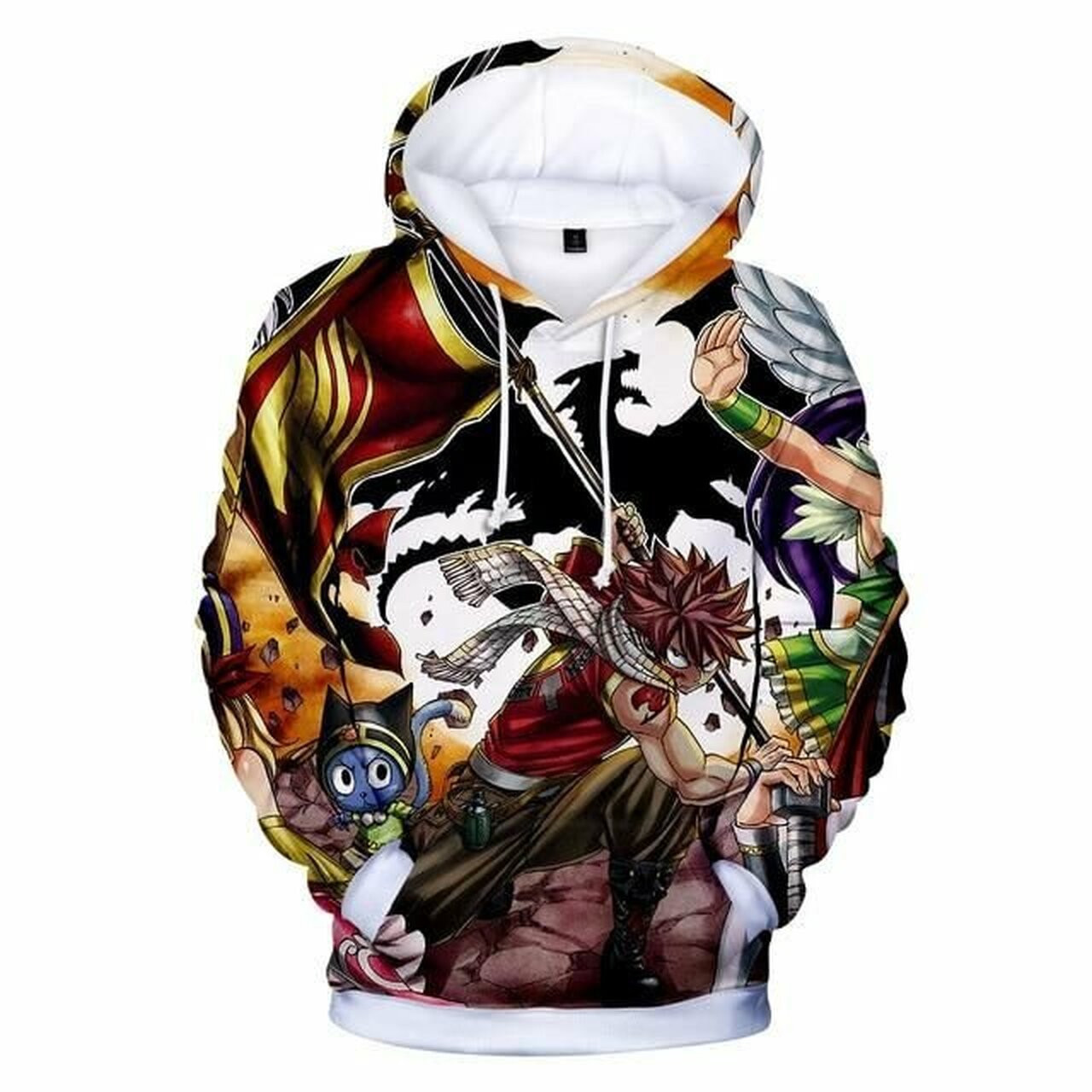 Fairy Tail Dragon Rage 3d All Print Hoodie