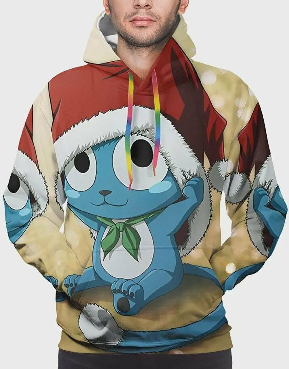 Fairy Tail Happy 3d All Over Print Hoodie