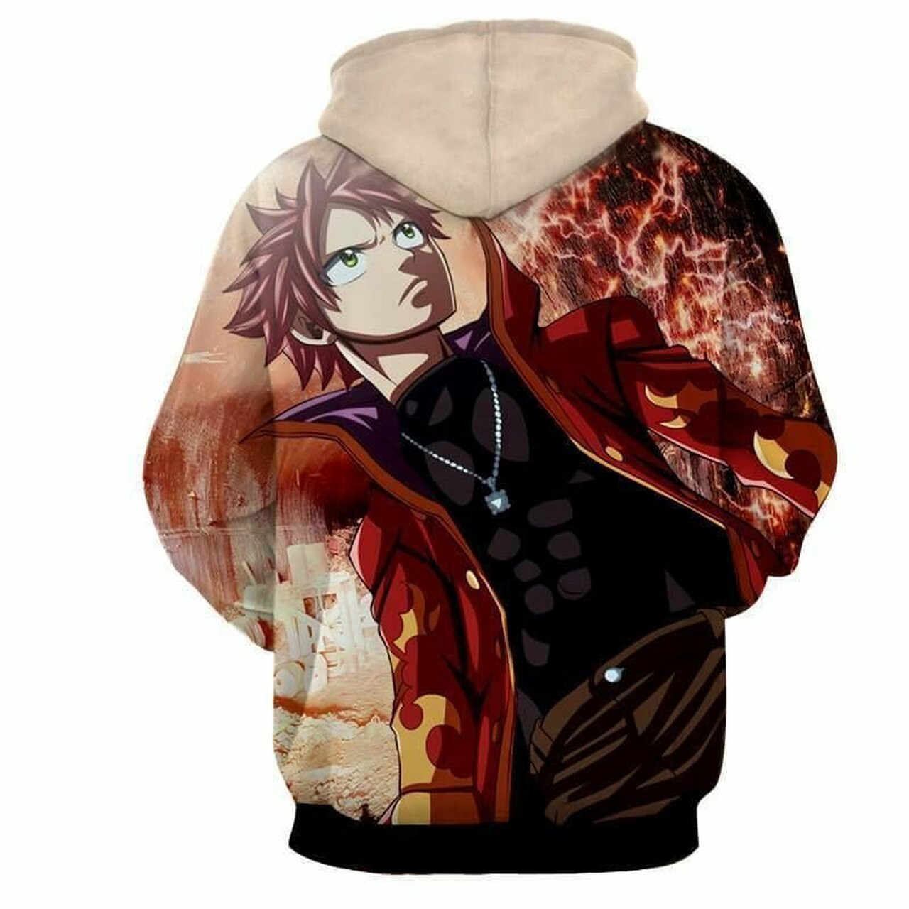 Fairy Tail Natsu Dragneel Cool 3d All Over Print Hoodie