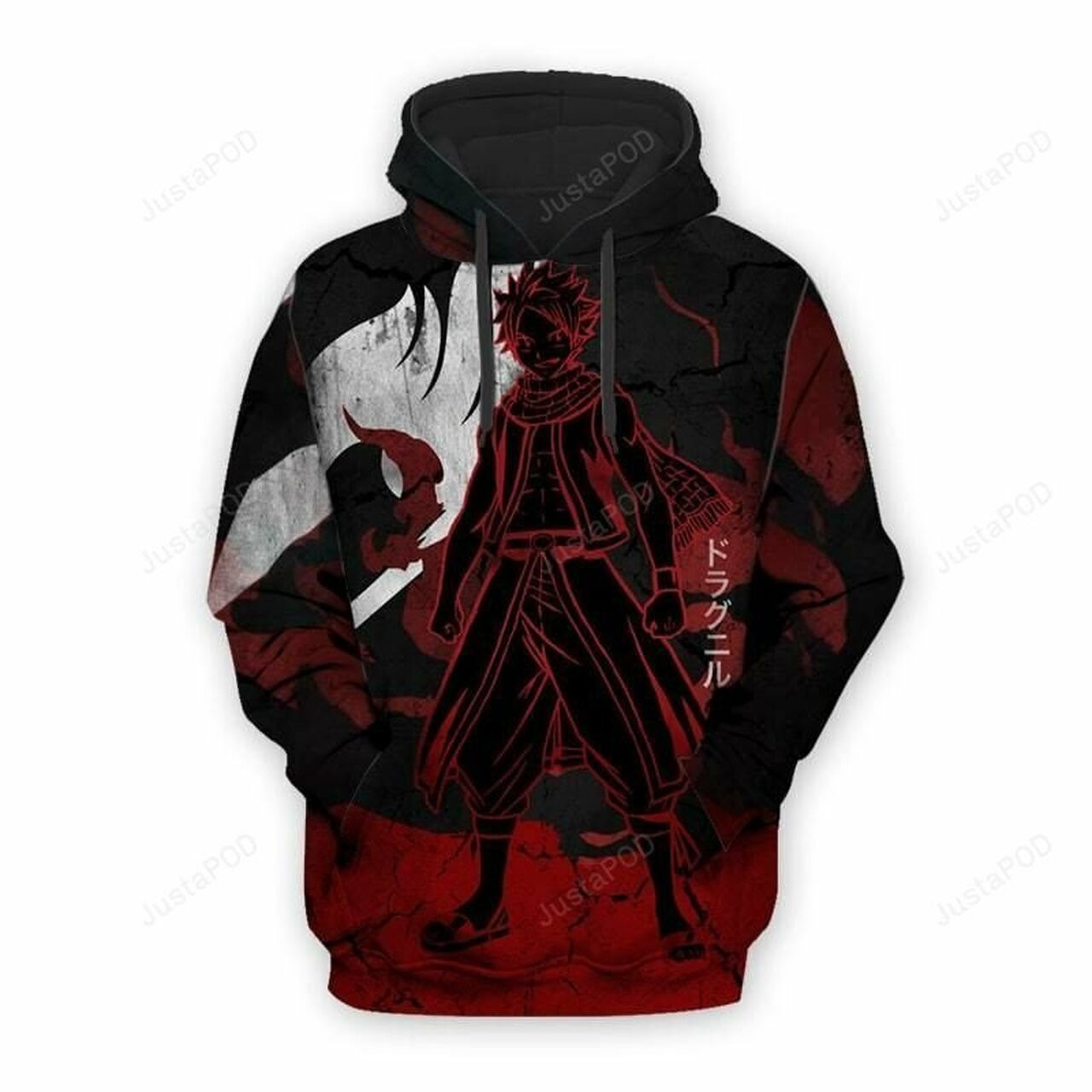 Fairy Tail Natsu Dragneel Dark Magic Cool 3d All Over Print Hoodie