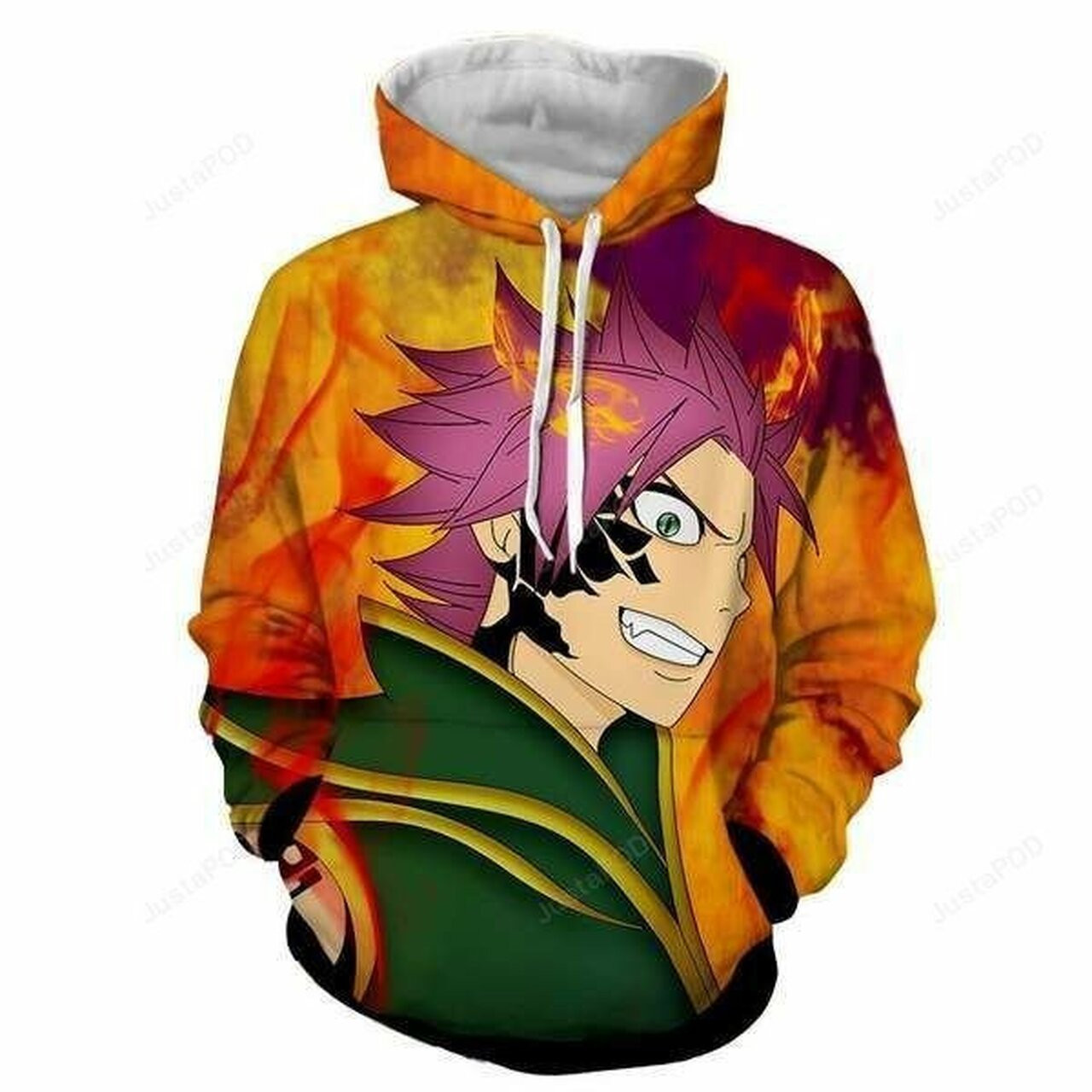 Fairy Tail Zeref Vs Natsu Dragneel 3d All Over Print Hoodie