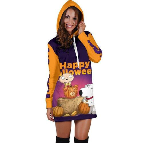 Family Guy Hoodie Dress Sweater Dress Sweatshirt Dress 3d All Over Print For Women Hoodie