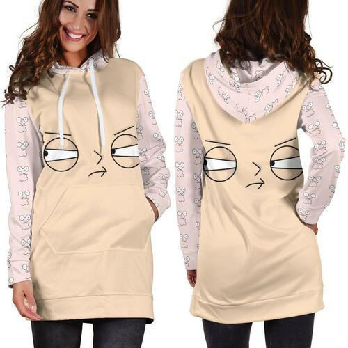 Family Guy Hoodie Dress Sweater Dress Sweatshirt Dress 3d All Over Print For Women Hoodie