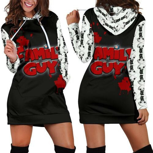 Family Guy Hoodie Dress Sweater Dress Sweatshirt Dress 3d All Over Print For Women Hoodie