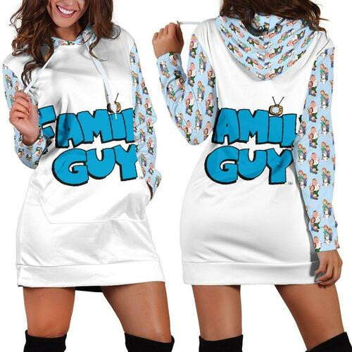 Family Guy Hoodie Dress Sweater Dress Sweatshirt Dress 3d All Over Print For Women Hoodie