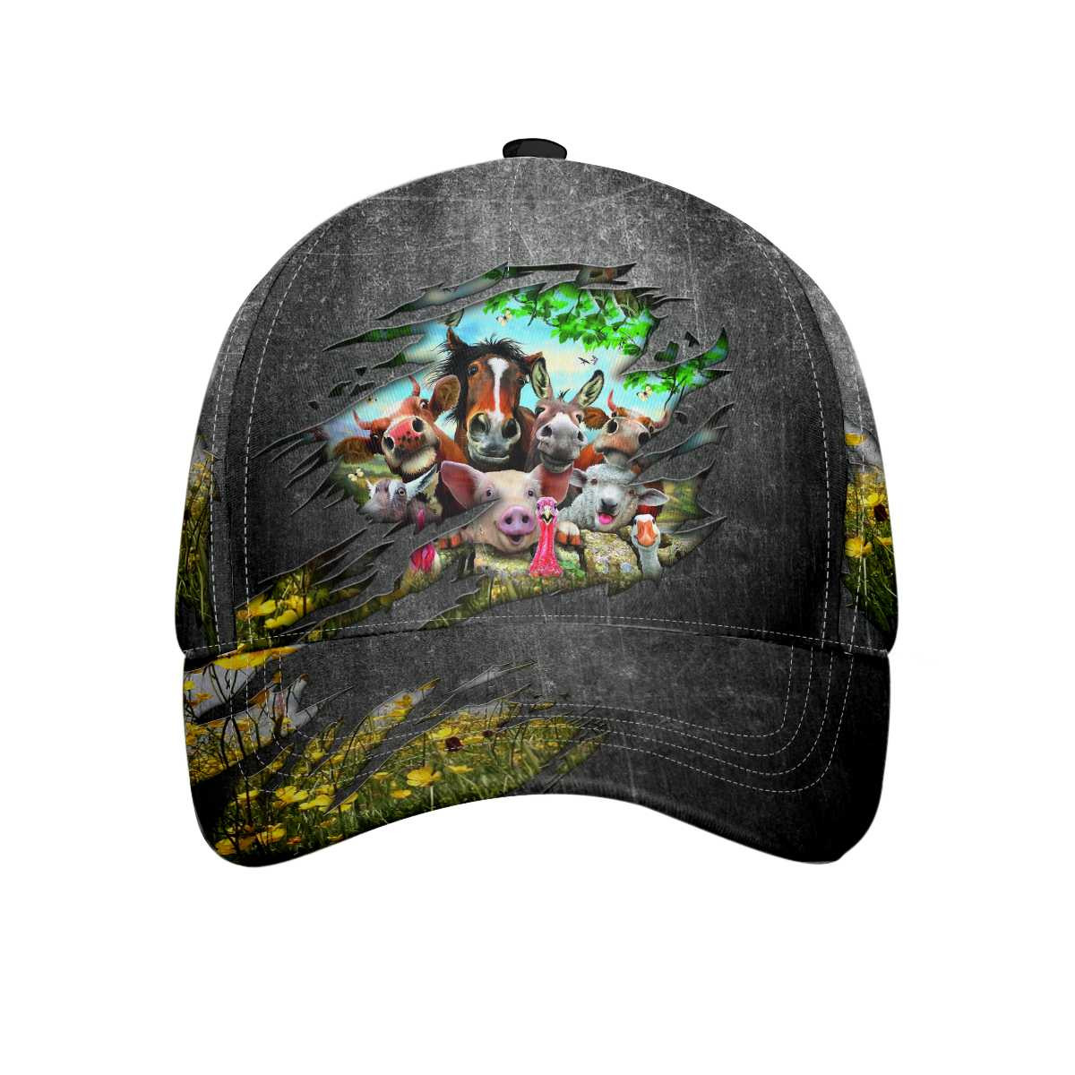 Farm Animals Family Classic Cap