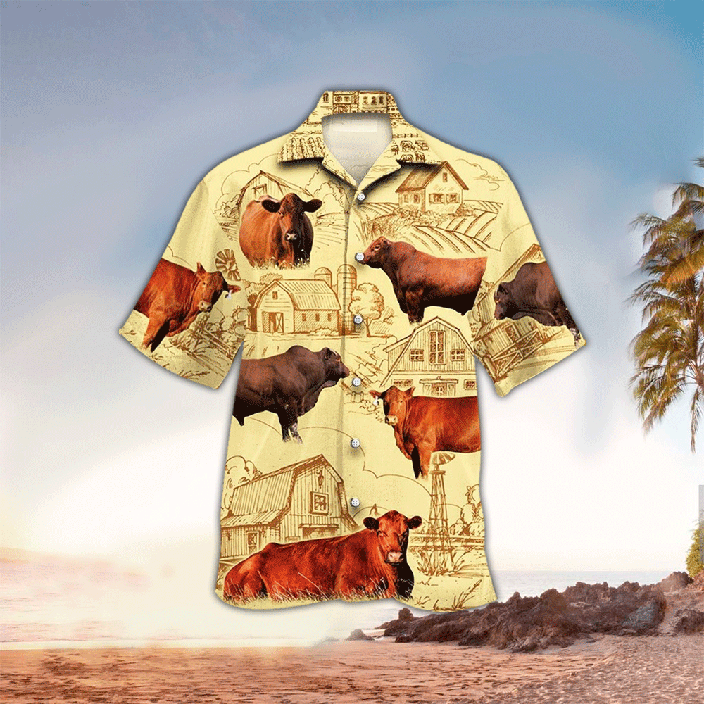 Farm Apparel Farm Hawaiian Button Up Shirt for Men and Women