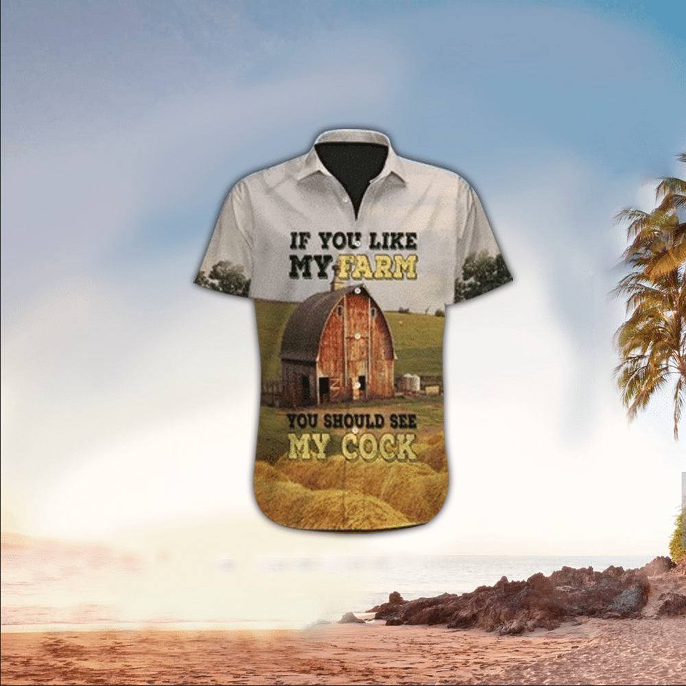 Farm Apparel Farm Hawaiian Button Up Shirt for Men and Women