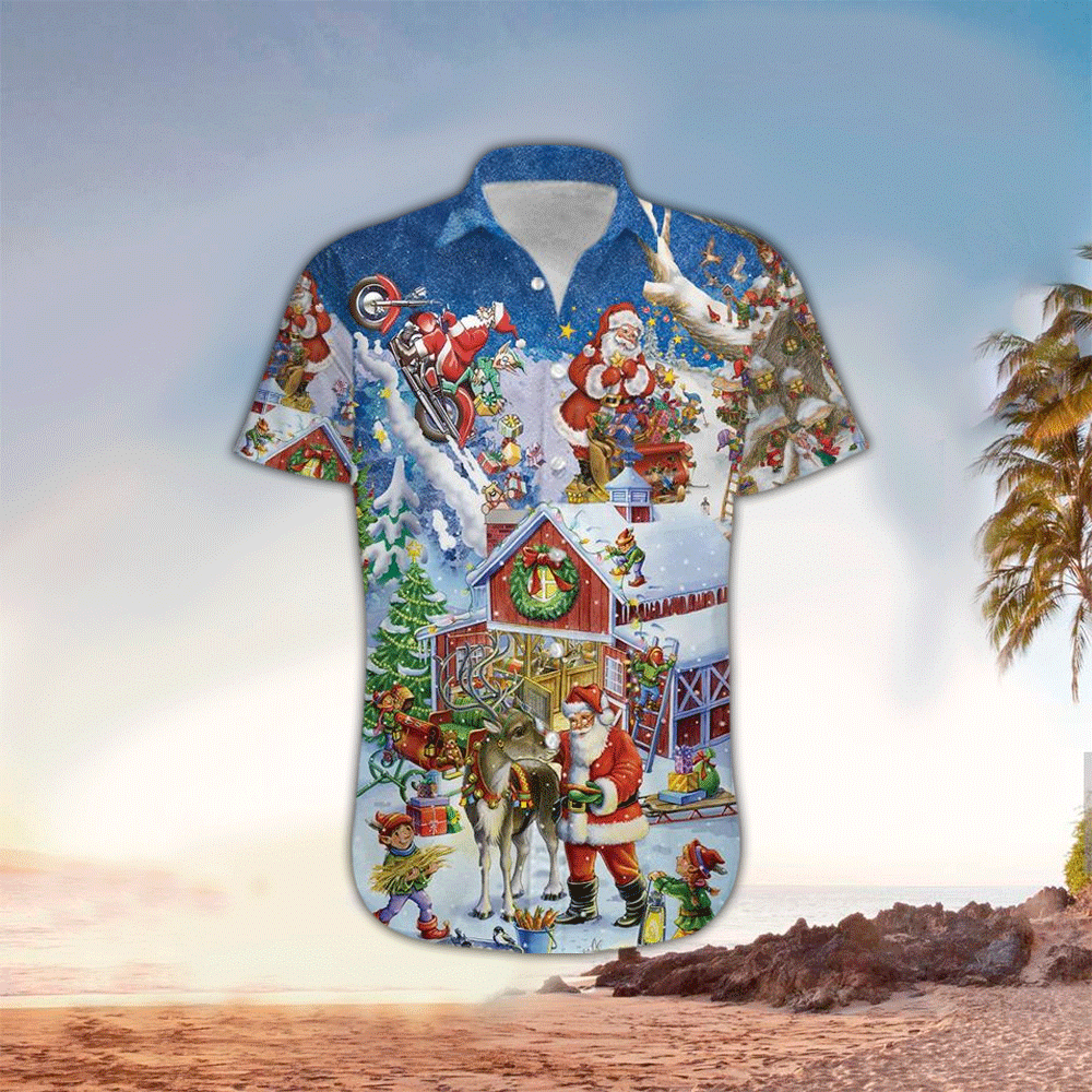 Farm Apparel Farm Hawaiian Button Up Shirt for Men and Women