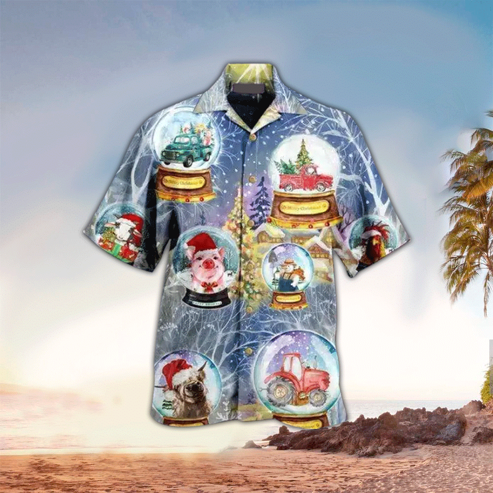 Farm Hawaiian Shirt Mens Hawaiian Shirt For Farm Lover Shirt for Men and Women