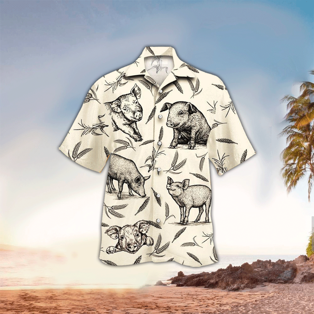 Farm Hawaiian Shirt Perfect Farm Clothing Shirt for Men and Women