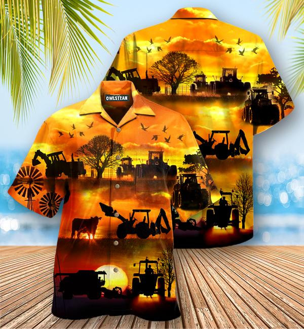 Farmers Work Til The Job Gets Done Edition - Hawaiian Shirt - Hawaiian Shirt For Men