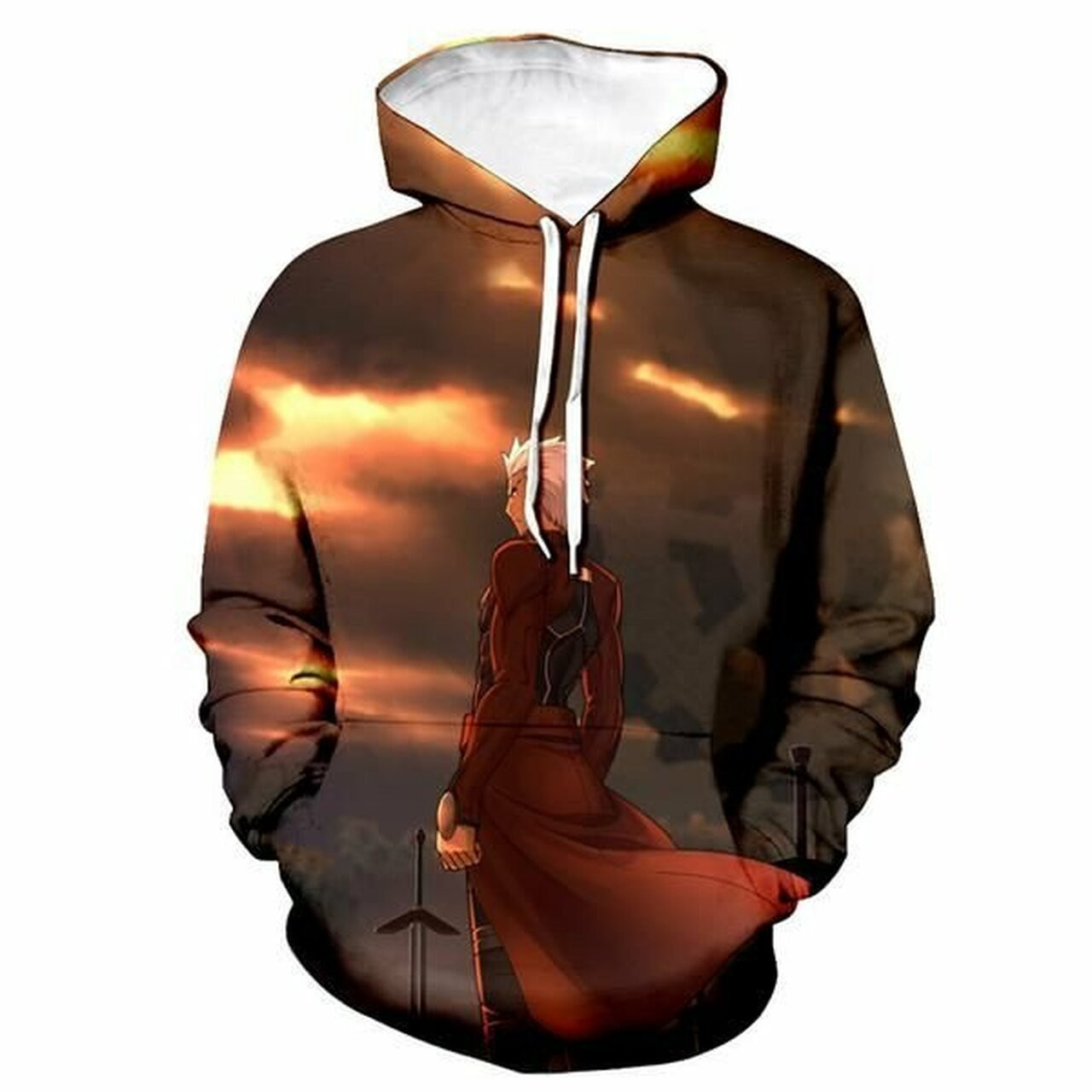 Fate Stay Night 3d All Over Print Hoodie