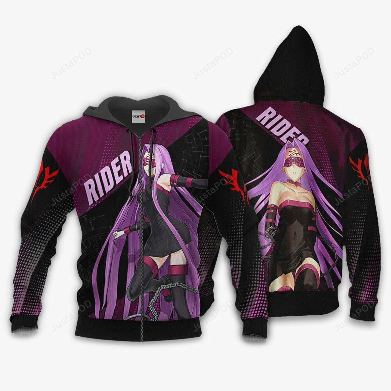 Fate Stay Night Rider 3d All Over Print Hoodie